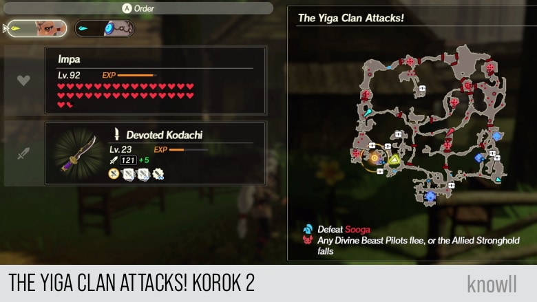 hyrule warriors age of calamity the yiga clan attacks korok 2 map