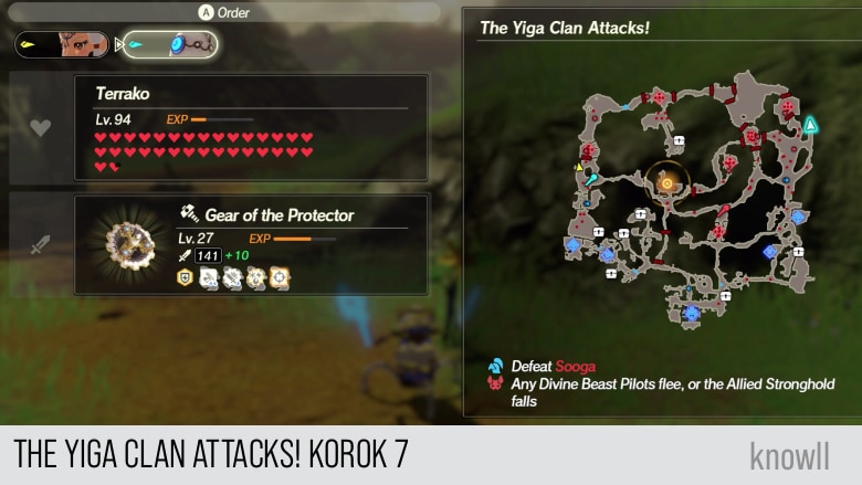 hyrule warriors age of calamity the yiga clan attacks korok 7 map