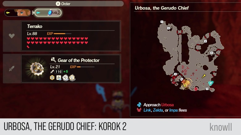 hyrule warriors age of calamity urbosa the gerudo chief korok 2 map
