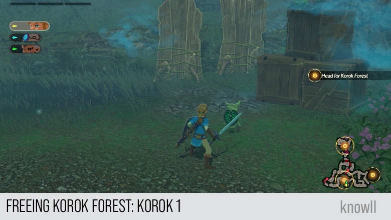 hyrule warriors age of calamity freeing korok forest korok 1