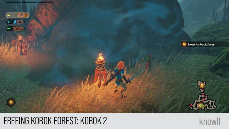 hyrule warriors age of calamity freeing korok forest korok 2