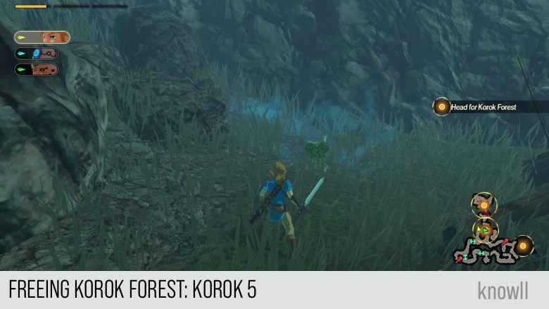hyrule warriors age of calamity freeing korok forest korok 5