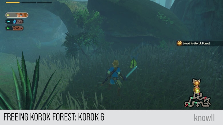 hyrule warriors age of calamity freeing korok forest korok 6