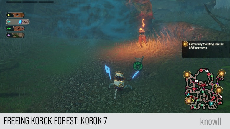 hyrule warriors age of calamity freeing korok forest korok 7