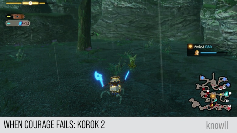 hyrule warriors age of calamity when courage fails korok 2