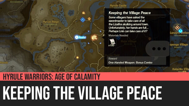 Hyrule Warriors: Age of Calamity - Keeping the Village Peace