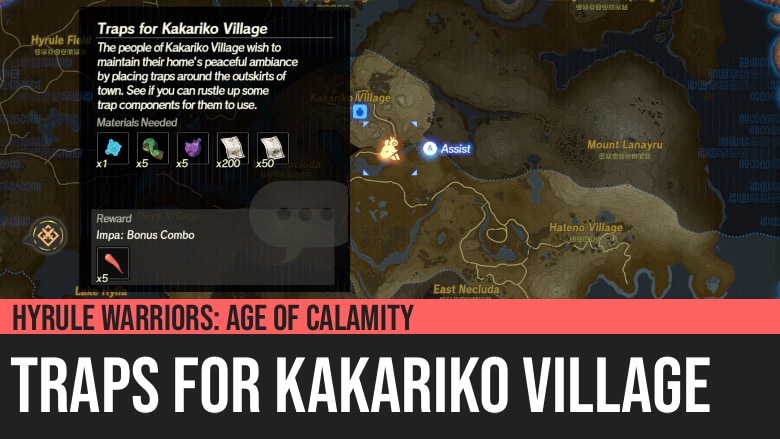 Hyrule Warriors: Age of Calamity - Traps for Kakariko Village